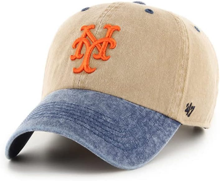 '47 Njujorški Mets Cooperstaun Eldin Podesivi kaki šešir za čišćenje