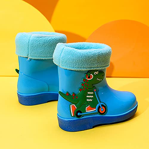 Djeca bebe za dječake i djevojčice mekane i tople cipele s crtanim dinosaurima vodootporne kišne čizme cipele