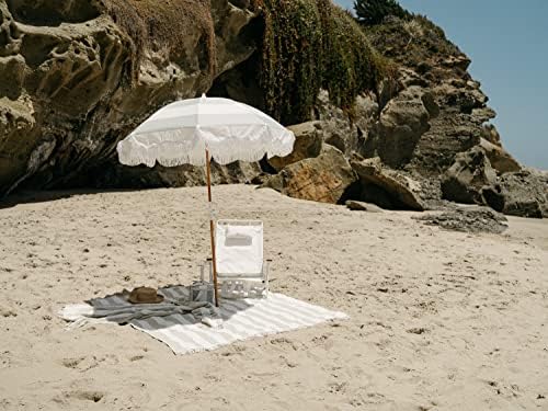 Business & Pleasure Co. Odmor na plaži pokrivač - Savršeno za plažu i izletišta - Preveliki ručnik na plaži s rukom - mekani