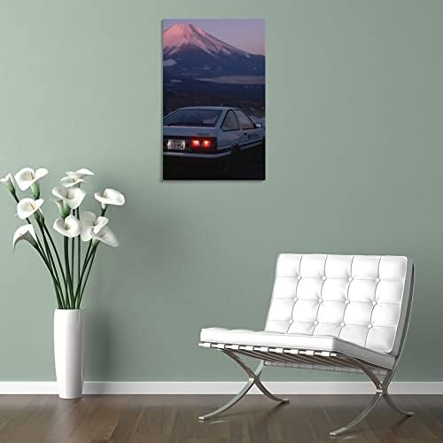 Modifikovano Stražnje svjetlo automobila Mount Fuji 986 Inch Art Poster Art platneni poster dekor dnevne sobe uokviren /