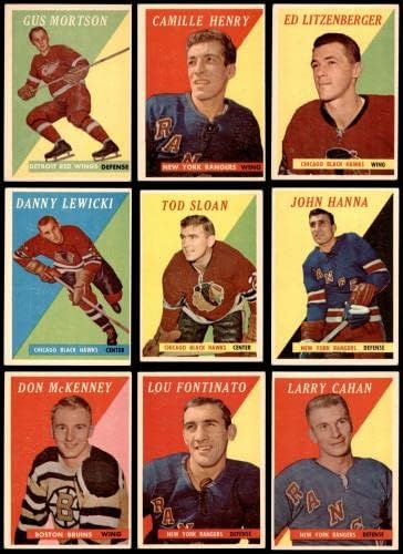 1958-59 Topps Hockey Complete Set 4.5 - VG/EX+ - Hokejske karte s pločama