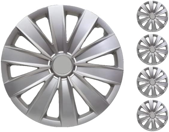 Copri set od 4 kotača s 16-inčnim srebrnim hubcap-on odgovara citroen
