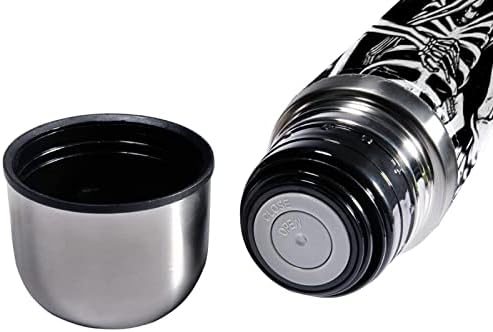 SDFSDFSD 17 Oz Vakuum izolirana boca od nehrđajućeg čelika Sportska kava Putnička tikvica Očinska koža omotana BPA besplatno,
