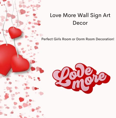 Volite više umjetničkih dekora zidnih znakova - Izvrsno za poklone za prijatelje ili obitelj - spavaća soba ili zidna ukras