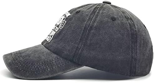 Šešir za poklon za 60. Rođendan, Podesiva vezena bejzbolska kapa za muškarce i žene u crnoj boji