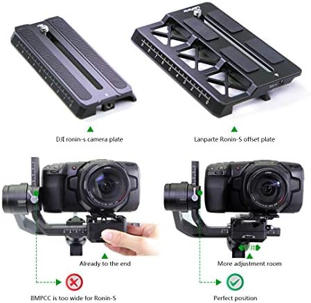 LanParte Offset ploča s kamerom za Ronin-S za dodatno čišćenje