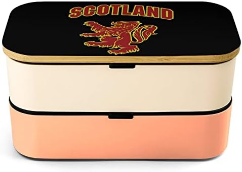 Škotski bijesni lav Bento kutija za ručak nepropusna bento kutija kontejneri za hranu s 2 odjeljka za izletnicu izletnice