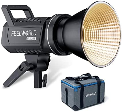 FeelWorld FL125B 125W Bi-Color Video Light i FSR120 30x120 cm Pravokutni softbox, US 3 Prong Plug kabel za napajanje