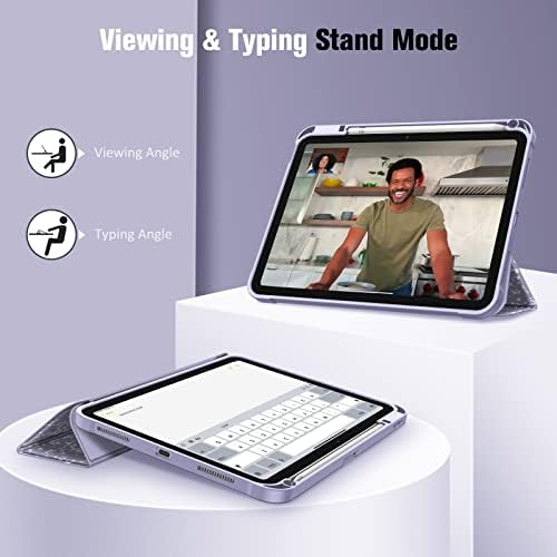 Fintie Slimshell futrola za iPad 10. generaciju 10,9 inča tableta - fleksibilni mekani TPU stajalište stražnjeg poklopca