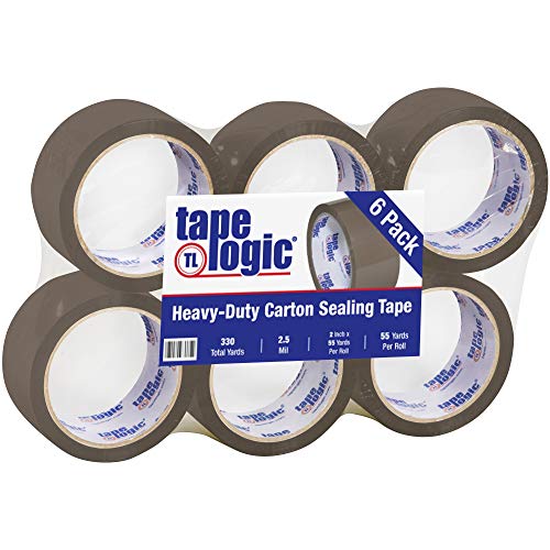 Tape Logic® 900 Ekonomična vrpca, 2,5 mil, 2 x 55 yds, tan, 6/slučaj po popustnoj dostavi SAD