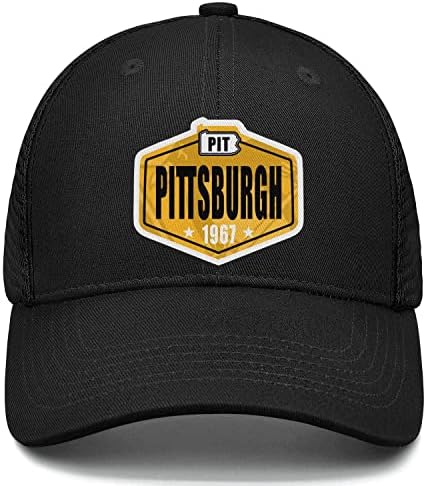 Pittsburgh, PA šešir za Kamiondžije za navijače, bejzbolska kapa, pokloni za žene i muškarce, mreža jedne veličine na leđima