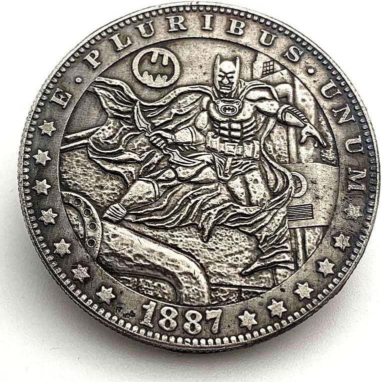 1887. Wandering Coins Mesing Old Silver Medals igraju čarobni bakreni srebrni novčići Komemorativni novčići