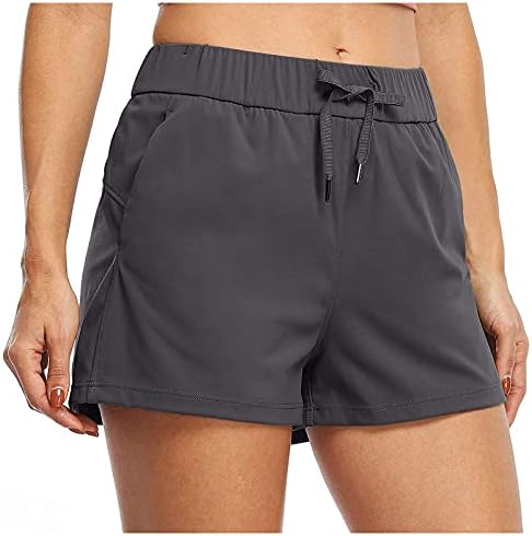 Mikey Store Women Bermuda kratke hlače atletski znoj hodajući aktivni trening kratke hlače udobno putovanje casual kratke