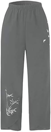 Capri hlače za žene plus veličine harem hlače s džepovima pamučne lanene vreće hlače casual boho široke noge hlače