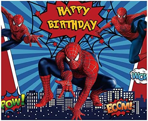 10.8.8 fotografija Spider-Man Pozadina superheroj Grad Tema Foto Pozadina djeca Sretan rođendan Spider-Man dekor za zabavu