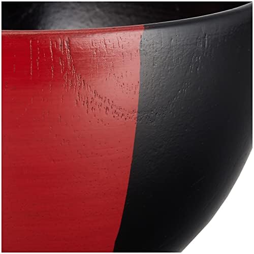 HIGASHIDE LACQUERWORED 4585 Zdjela, crvena i crna, promjer 4,5 inča