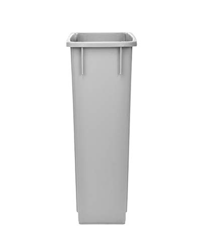 Tanka kanta za smeće od 23 galona-kompaktna kanta za smeće sa širokim otvorenim vrhom-tanka, izdržljiva plastična kanta za
