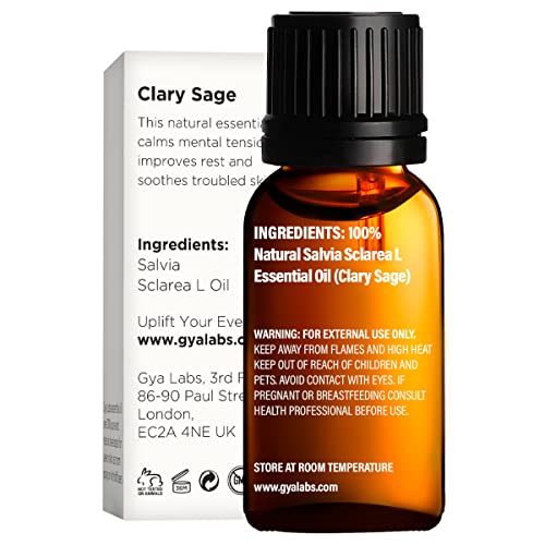 Eterično ulje crnog papra i kadulja za set za kožu - čista terapeutska esencijalna ulja - 2x10ml - GYA laboratorij