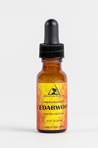 Cedarwood aromaterapija terapeutska stupnja esencijalnog ulja čista prirodna 0,5 oz, 15 ml sa staklenim kapicom
