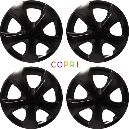 Copri set od 4 kotača 15-inčni crni hubcap Snap-on odgovara nissanu