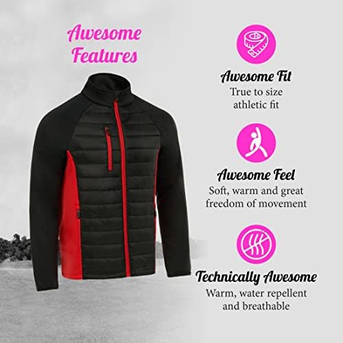 Royal & Awesome Hybrid Prešit za golf jakne za muškarce, mece od puhara, muške golf jakne, muškarci za golf jakne