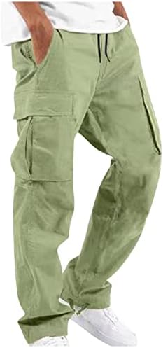 Duge teretne hlače za muškarce teretne hlače Rade nošenje borbene sigurnosti teret 6 džepa punih hlača Elastične hlače struka