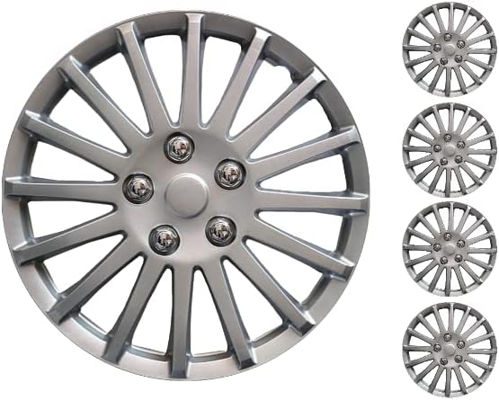 Copri set od 4 kotača s 14-inčnim srebrnim hubcap-om od 4 inča odgovara Kia