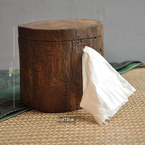 Klhhg drveni držač papira ， kućna kupaonica zid viseći toaletni valjak za skladištenje stalak za skladištenje kutije kućice