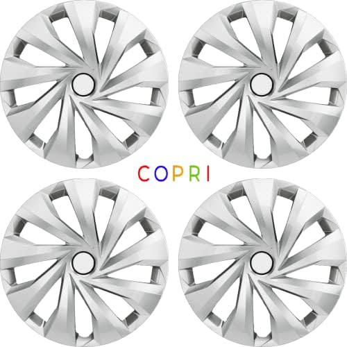 Copri set od 4 kotača 15-inčni srebrni hubcap Snap-on odgovara Fordu