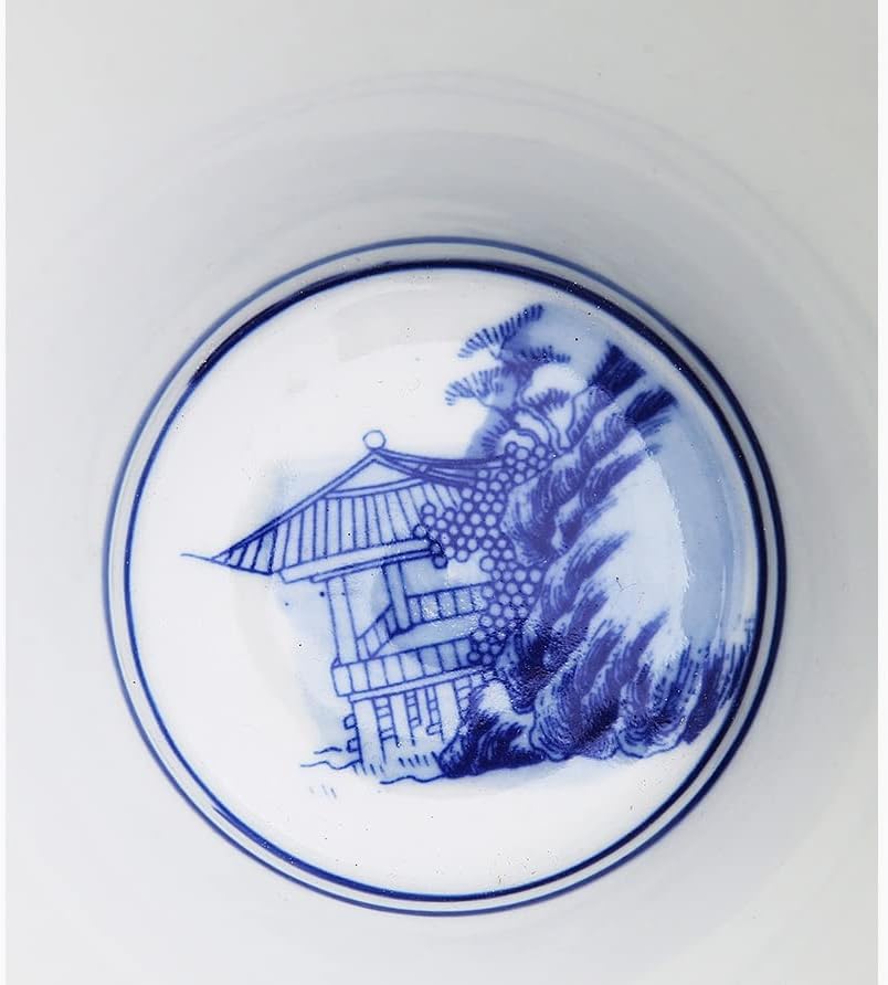 Ganfanren keramika ukrasi plave i bijele porculanske ukrasne zdjele rekvizici ukrasi zdjele (boja: a, veličina