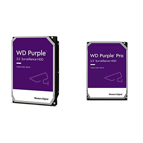 Interni hard disk Western Digital 14 TB WD Purple Nadzor, 3,5 - WD140PURZ i 8 TB WD Purple Pro Nadzor Interni tvrdi disk