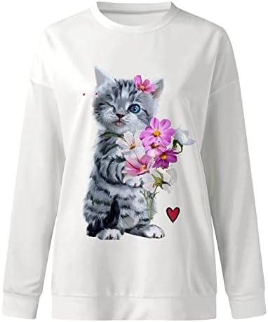 Siva tinejdžerka sportski atletski kaputi manžetna odjeća dugih rukava čamac vrat spandex mačka masovna maraža cvjetni slatka