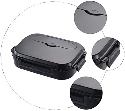 YardWe Food Spremnici 1 Set Bento kutija od nehrđajućeg čelika Izolirani metalni zalogaji Kontejneri za ručak nepropusni