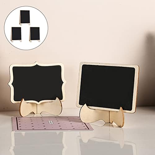Hemoton vjenčani znak 3pcs Mini ploča s pločama na znakovima malih ploča naljepnice drvene ploče s pločama za stolove brojeve
