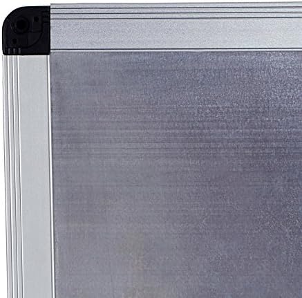 Viz-pro suho brisanje ploče/magnetska bijela ploča, 8 'x 4', pakiranje 2, srebrni aluminijski okvir, sa 12-brojem markera
