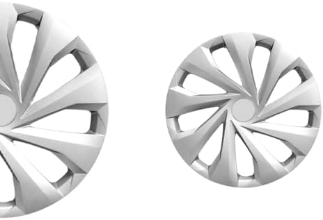 15 -inčni pucanje na hubcaps kompatibilno s Toyota camry - set od 4 naplatka naplatka za 15 inčne kotače - siva