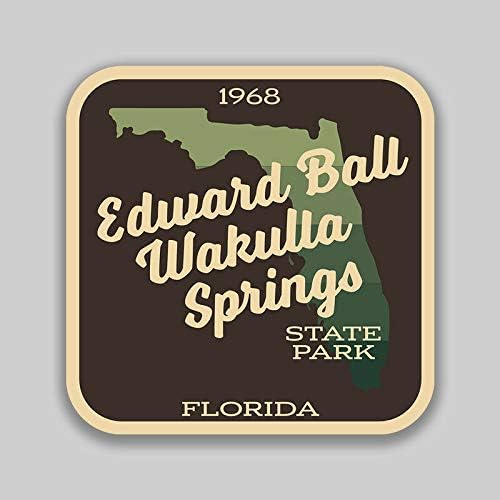 JB Print Edward Bell Wakulla Springs State Park naljepnica Istražite Wanderlust Camp Florida vinil naljepnica naljepnica