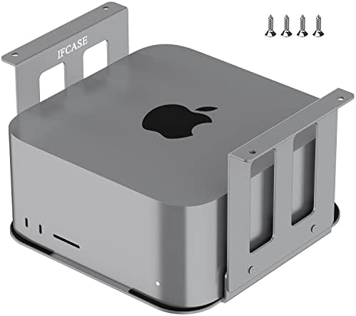 IfCase aluminij ispod stola za nosač za Mac Studio M1 Max, Ultra s jastučićem protiv ogrebotina