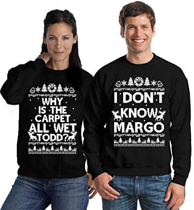 Pekatees Margo Todd Twishirts Todd Margo džemperi parovi Božićni džemper