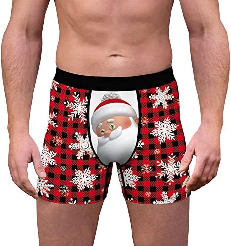 2023. Novi muški ravni vitki dugi prozračni božićni print hlače Sportski modni ležerni sportski bokseri s bliskim uvjetima