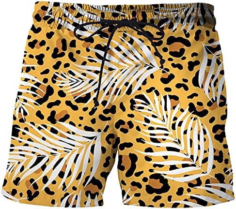 Prilagođeni logotip modne ljetne kratke hlače Casual Odjeća Muškarci 3 trening kratke hlače sa životinjskim leopard printom