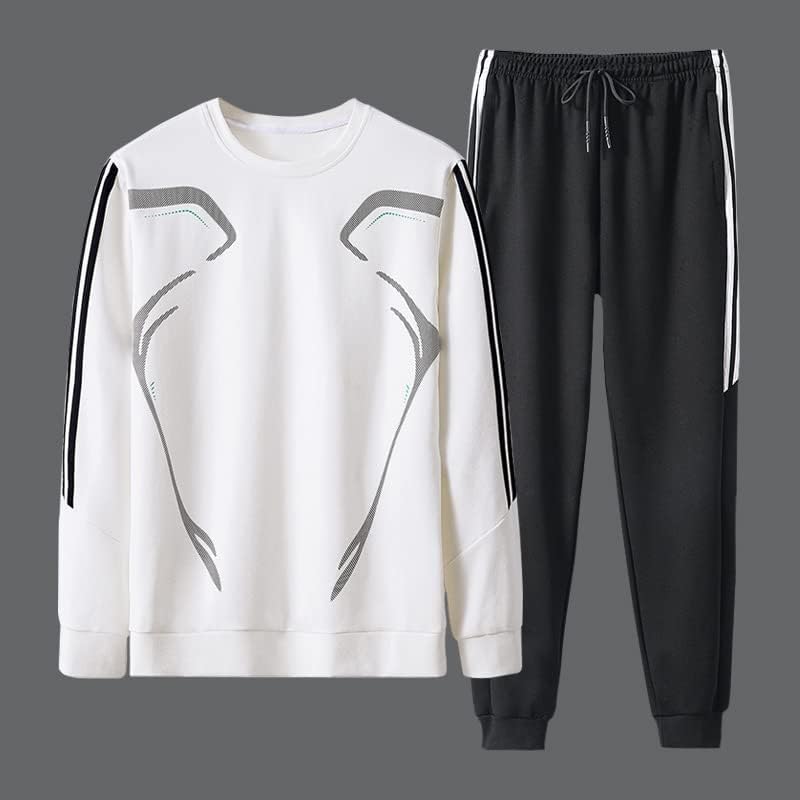 Muški trkački setovi crni pulover sportska odjeća jogging tracksuit muški sportski odijelo+hlače 2pcs sets za žene sportske