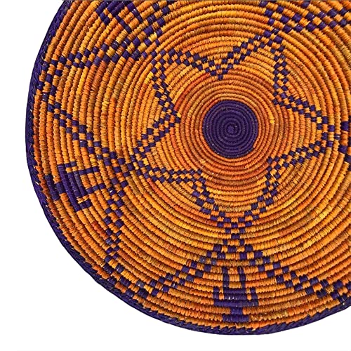 Tkani zidni košarski dekor afričke posude za zdjele, viseće zdjele za kućni stol zidne umjetnosti, ručno tkanje boho house