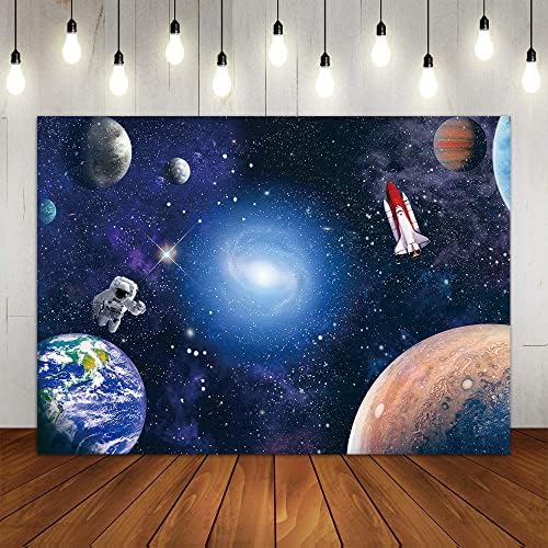 VUORON vanjski prostor Pozadina Fotografije Sretan rođendan za djecu Dječji astronaut raketni banner 5 93 ft svemir Planet