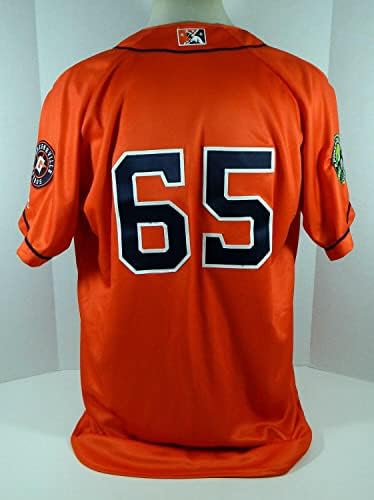 2017 Greeneville Astros 65 Igra korištena Orange Jersey DP08087 - Igra korištena MLB dresova