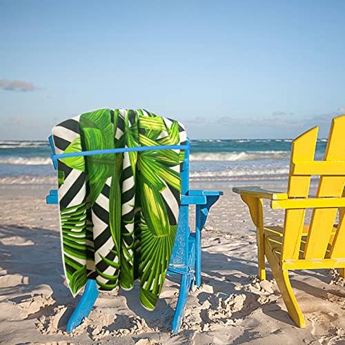 Na plaži ručnika Upija upijaju brze suhe listove za kupanje ručnici s tropskim zelenim biljkama Print Veličina 30 *60 za
