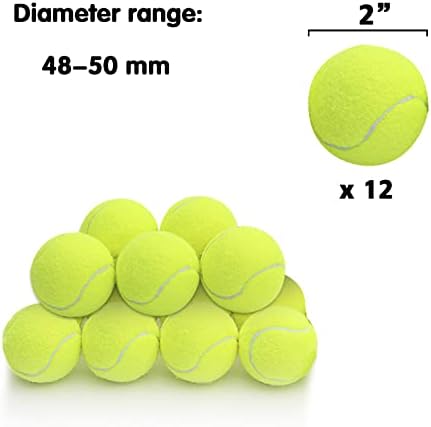 Teniske loptice za igre za kućne ljubimce, 2-inčne teniske loptice za obuku pasa za male pse srednje veličine, interaktivne