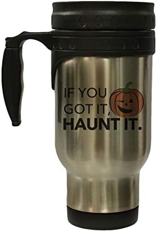 Ako ste ga dobili, progonite to smiješno Halloween od nehrđajućeg 12 oz vruće hladne putničke šalice