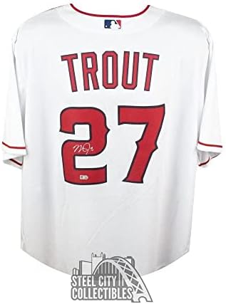 Mike Trout Autografirani Los Angeles Angels White Nike Baseball Jersey - MLB Holo - Autografirani MLB dresovi