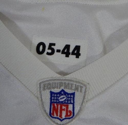 2005. San Francisco 49ers prazna igra izdana bijelog Jerseyja Reebok 44 dp24070 - nepotpisana NFL igra korištena dresova